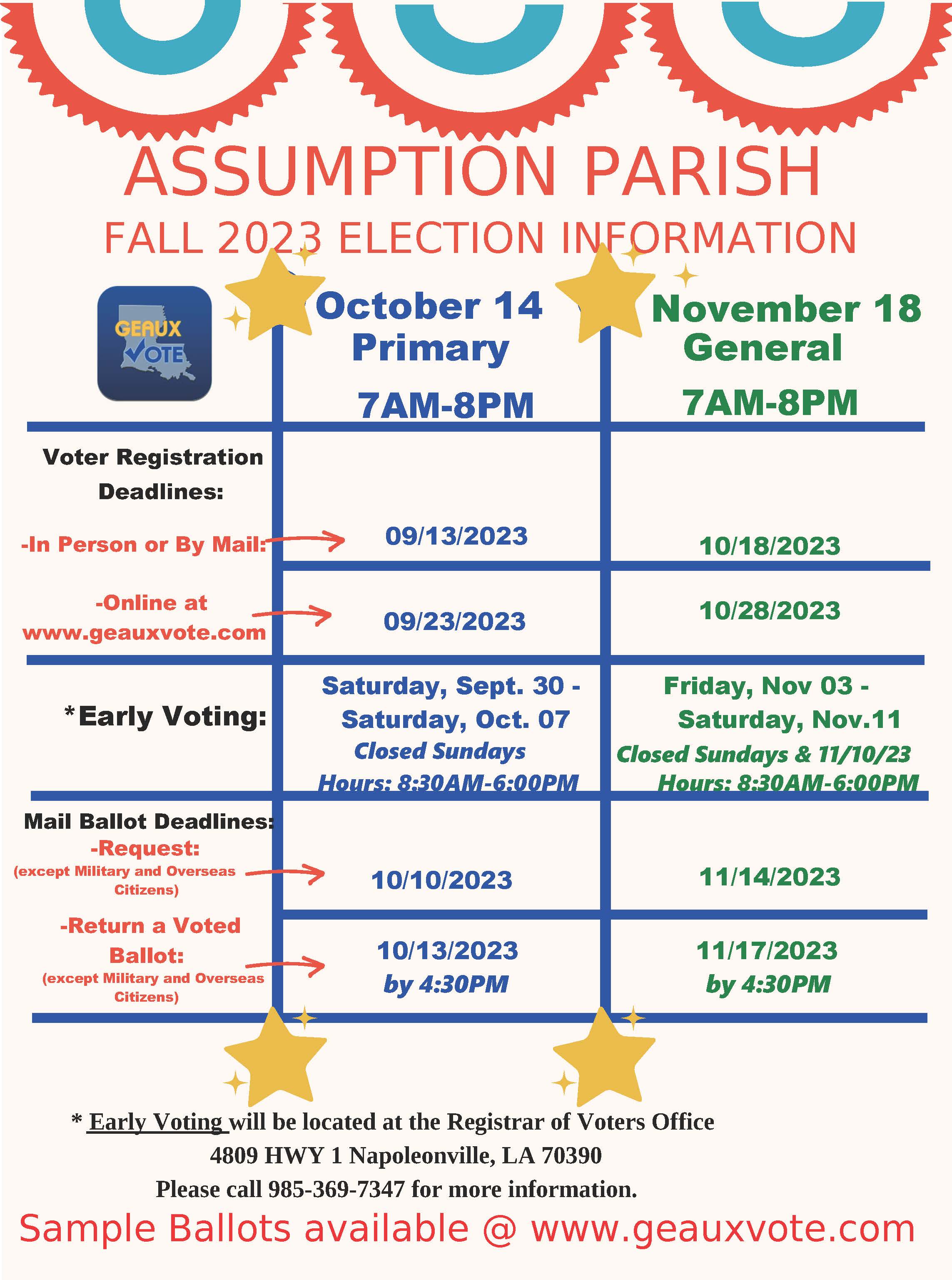 Fall 2023 elec flyer